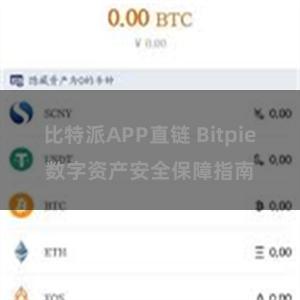 比特派APP直链 Bitpie数字资产安全保障指南