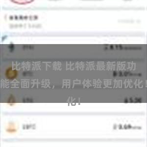 比特派下载 比特派最新版功能全面升级，用户体验更加优化！