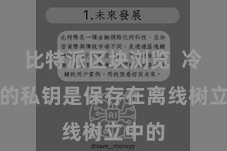 比特派区块浏览 冷存储的私钥是保存在离线树立中的